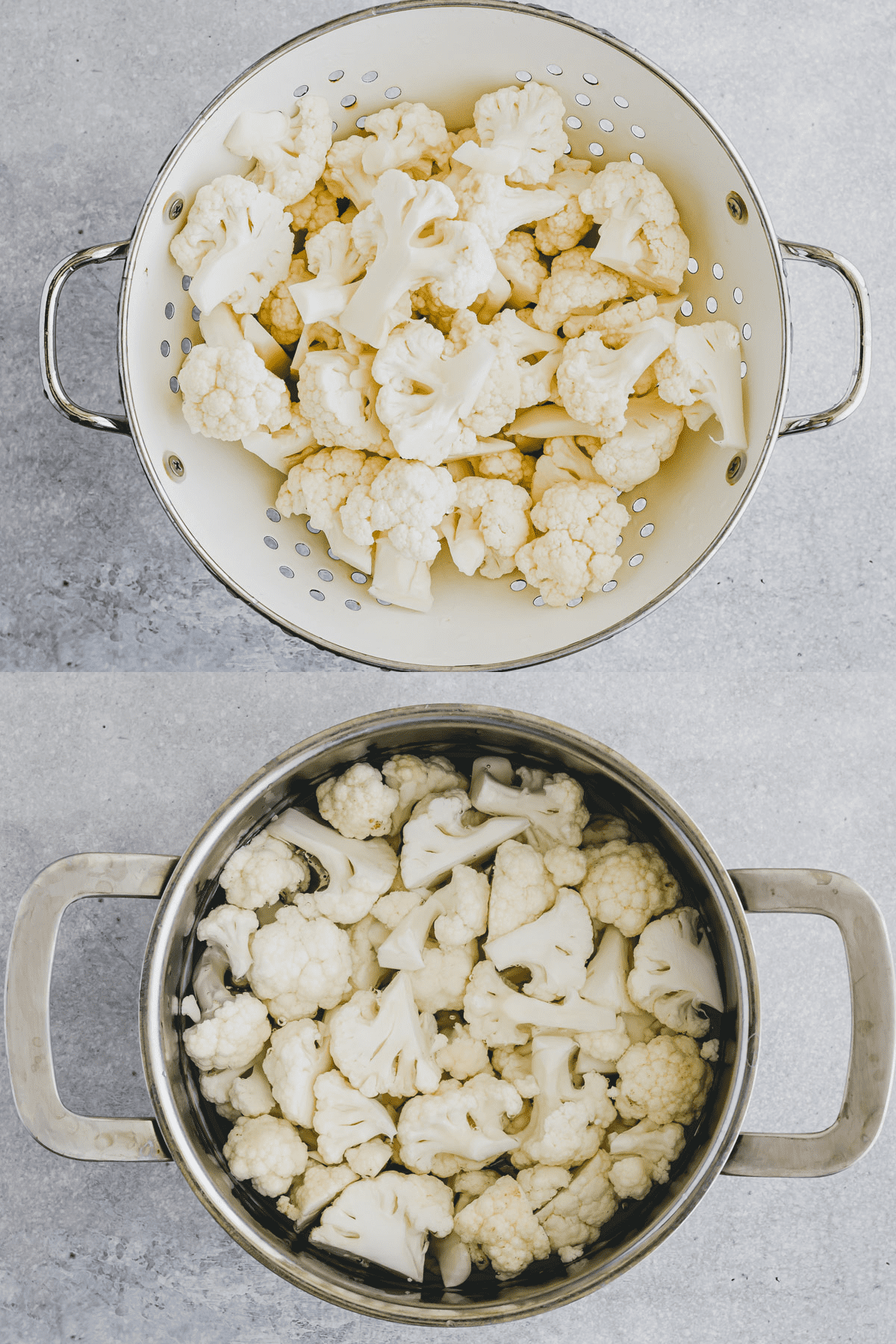 Cauliflower Salad Recipe Step 1-2