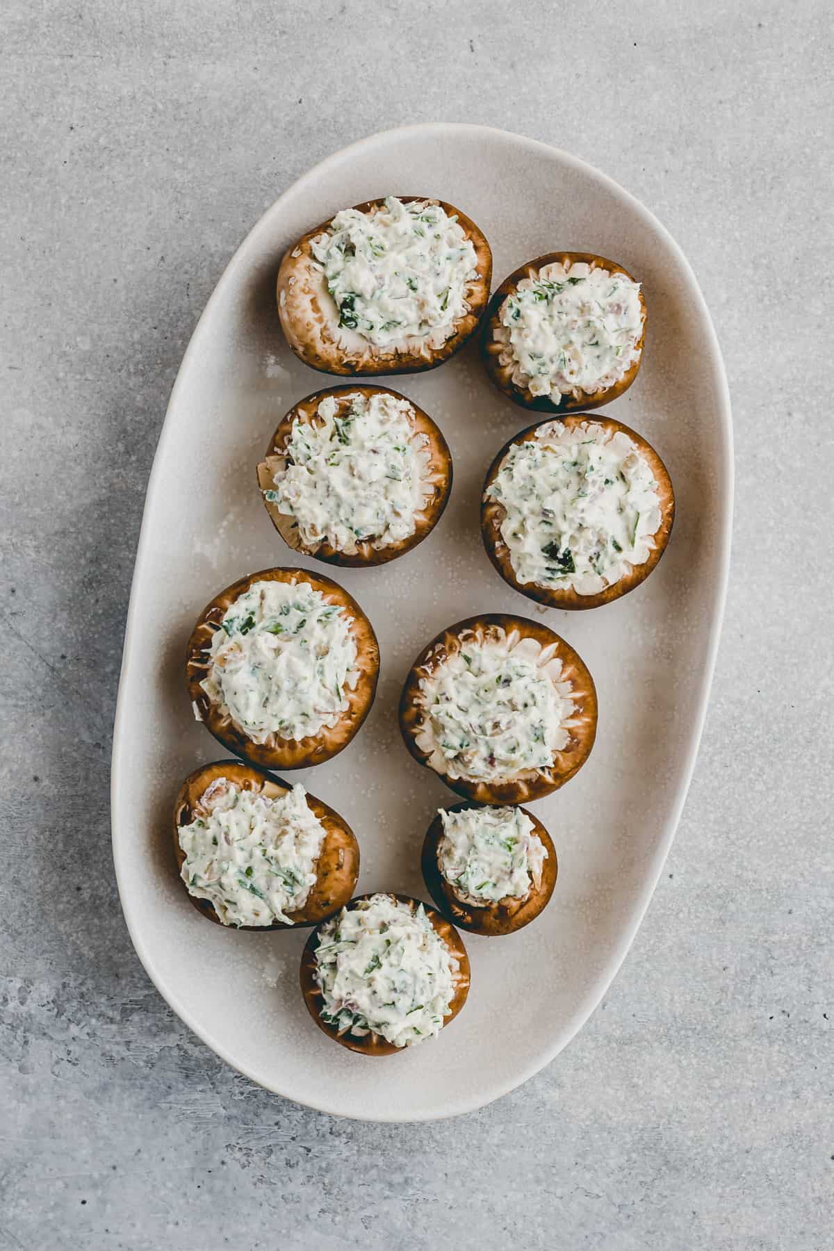 Gefüllte Champignons Grillen Rezept Schritt-5