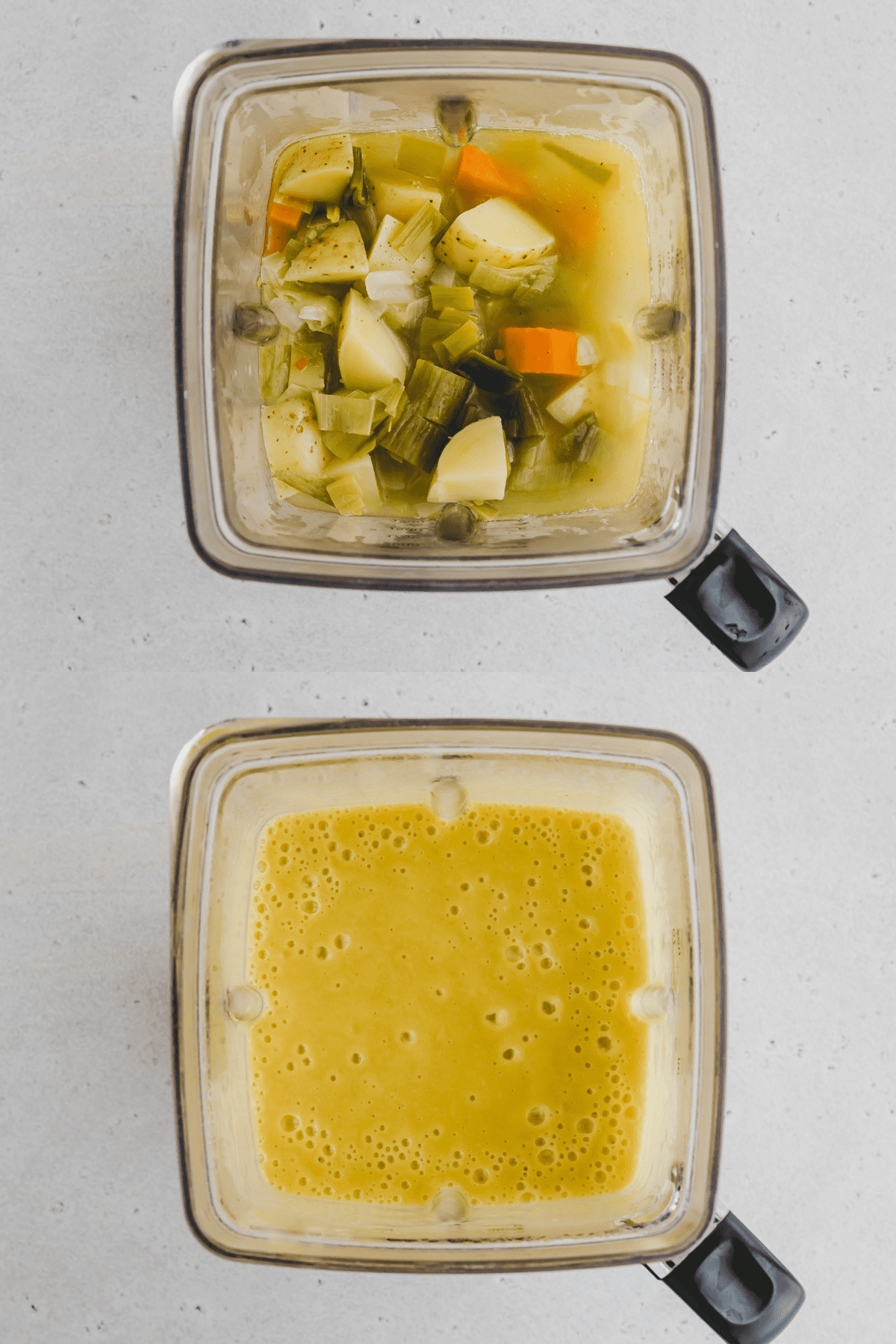 Vegan Potato Leek Soup Recipe Step 5-6
