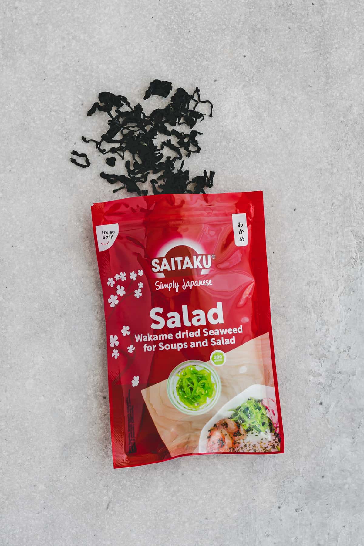 Simple Asian Seaweed Salad with Wakame