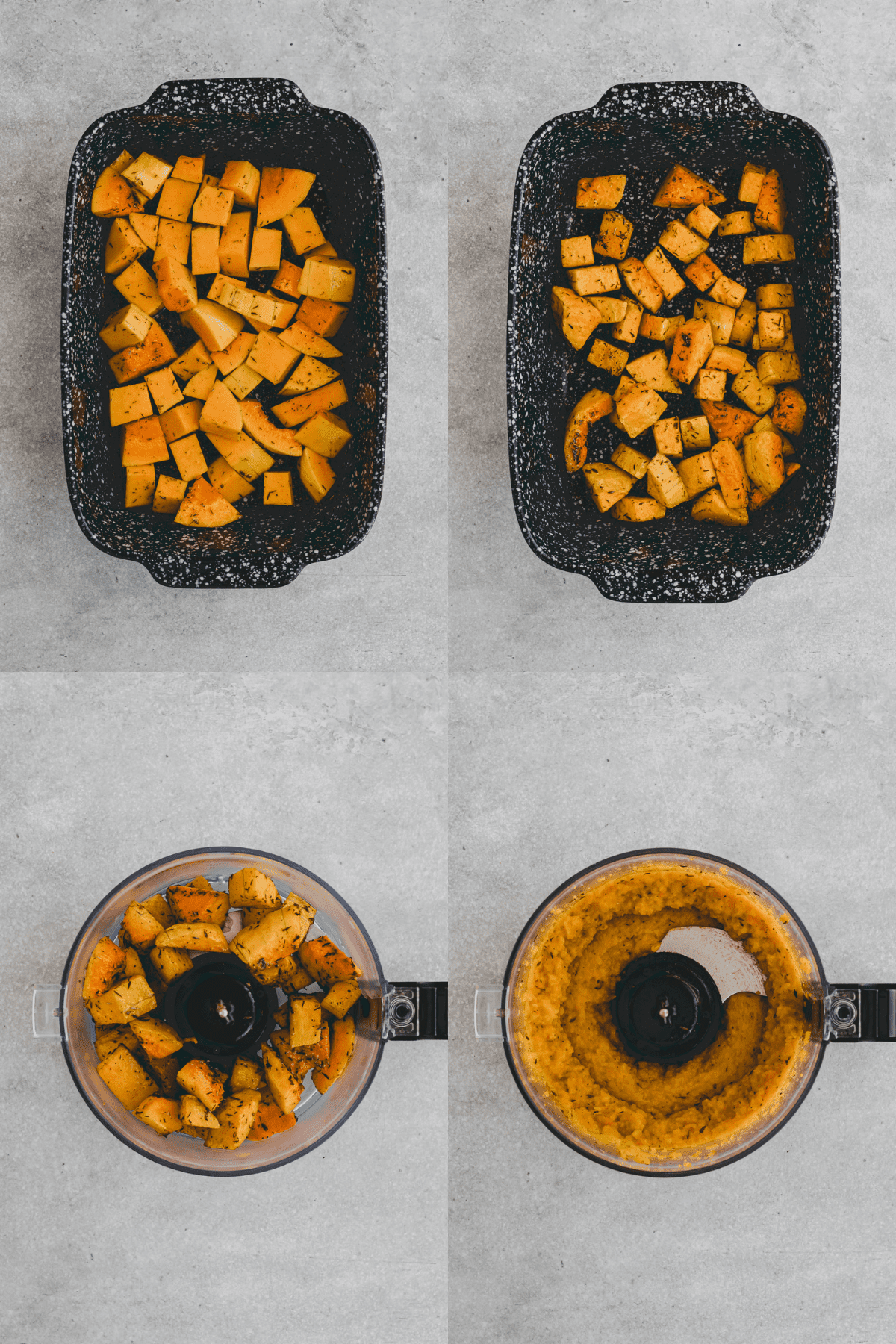 Butternut Squash Risotto Recipe Step 1-4