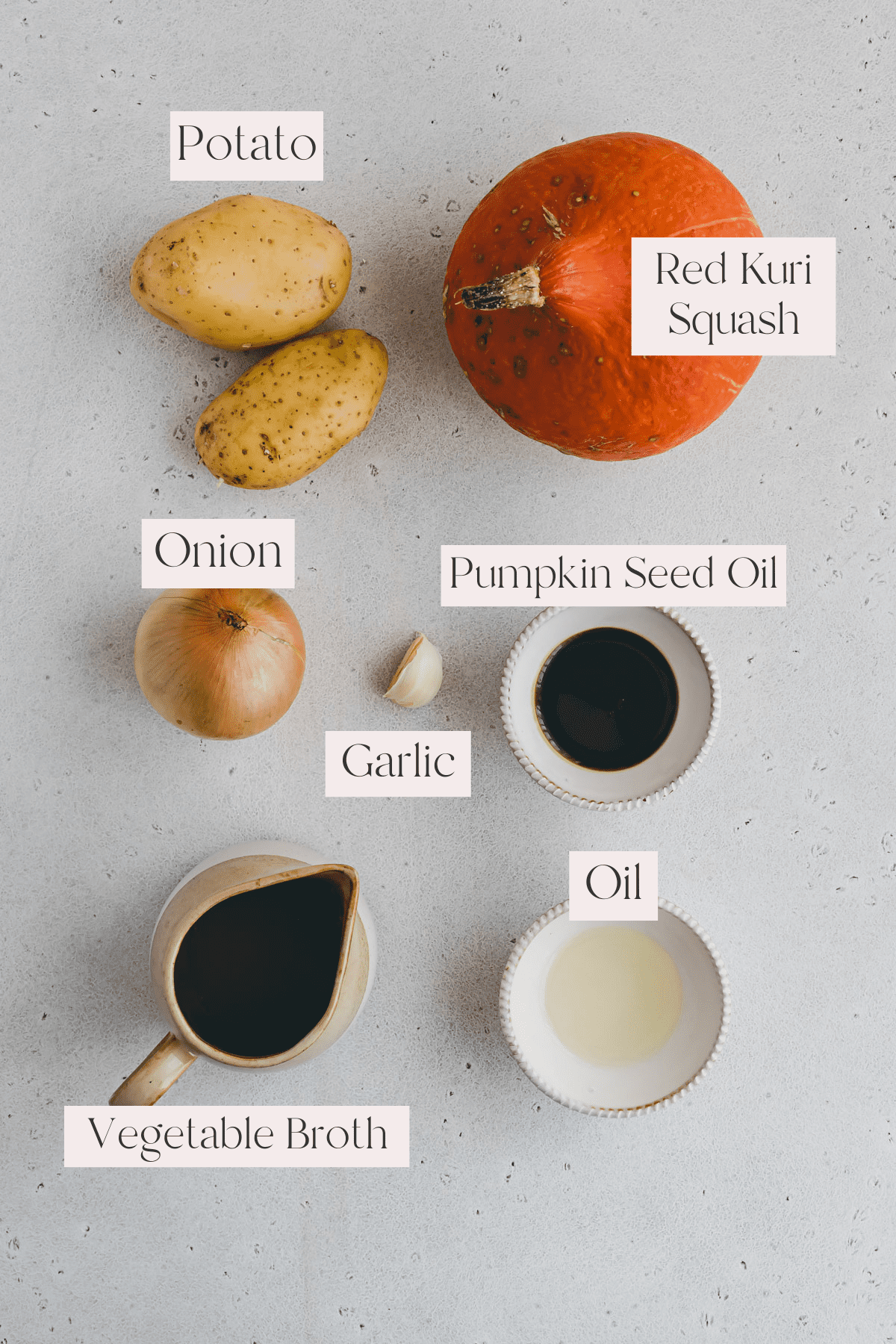Pumpkin Potato Soup Ingredients