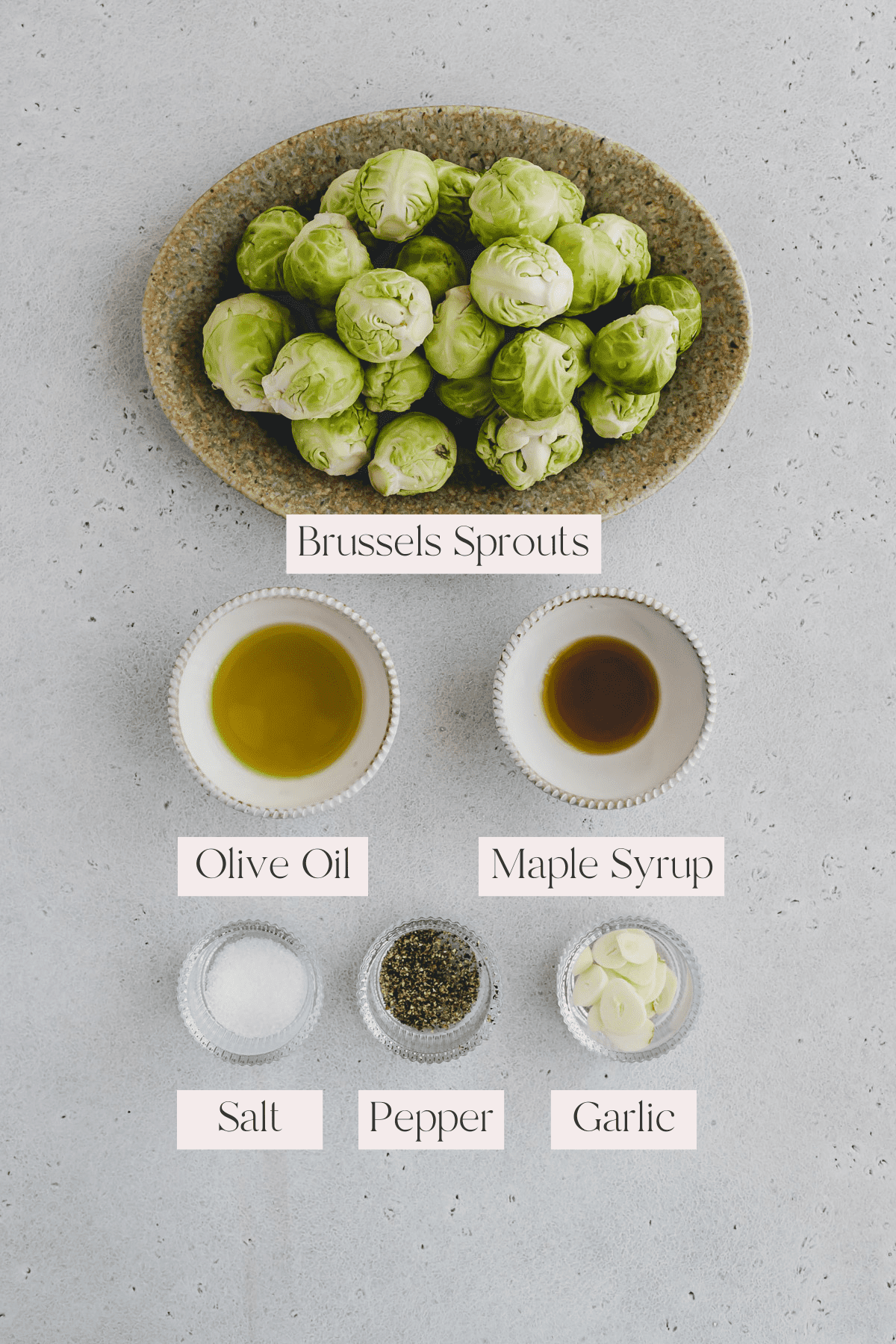 Roasted Brussels Sprouts Ingredients