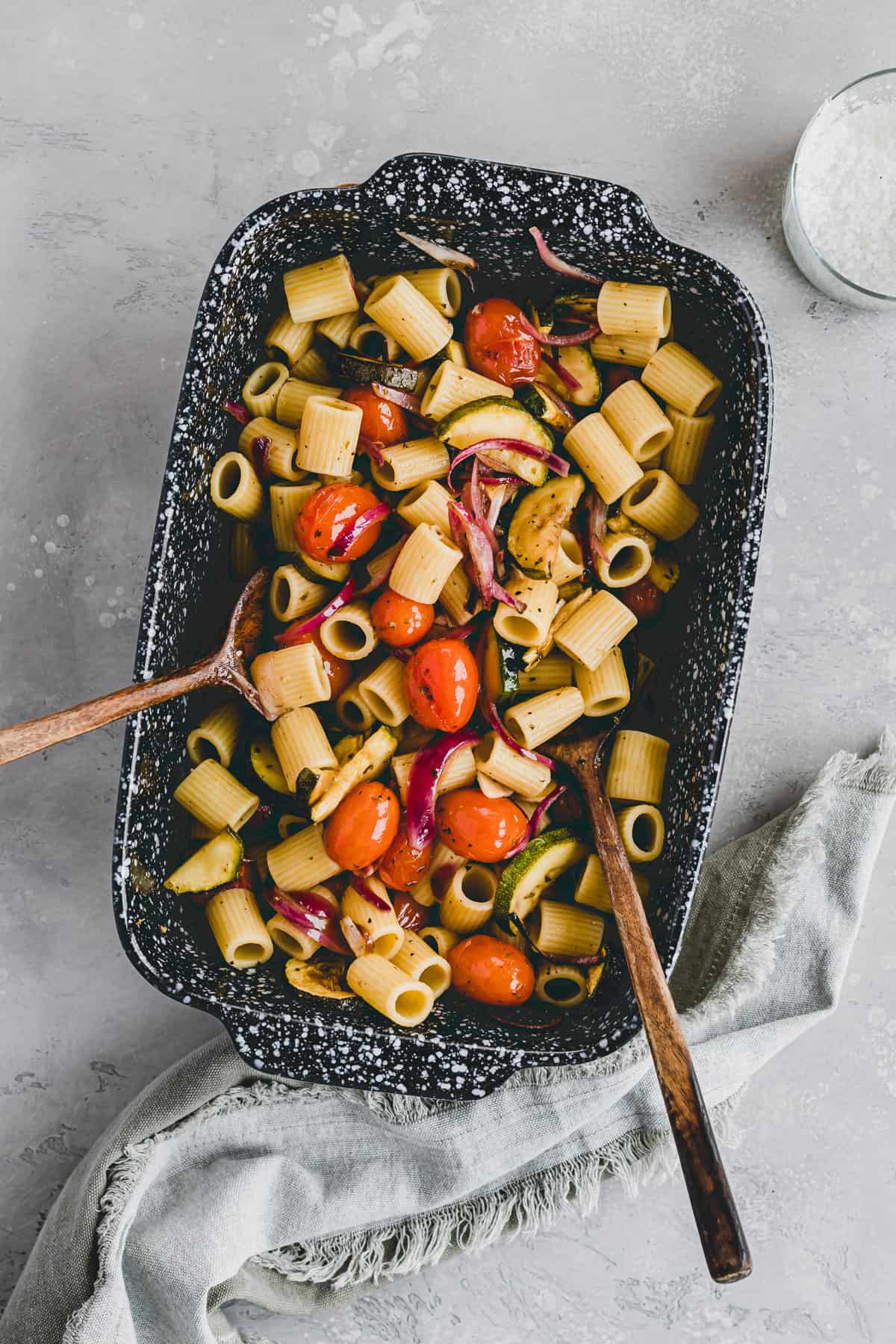 Pasta mit Zucchini & Tomaten Rezept Schritt-3