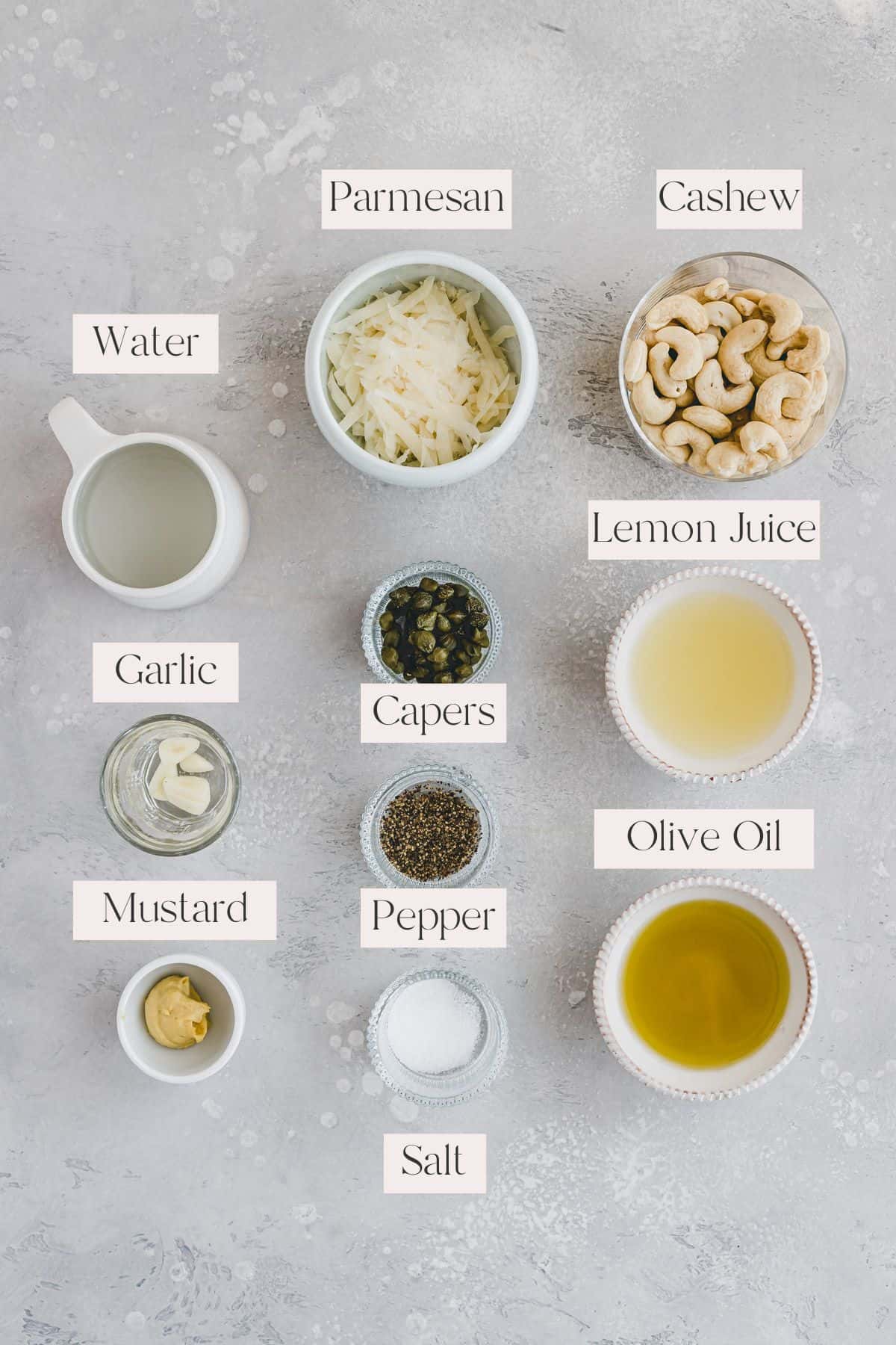 Caesar Dressing Ingredients