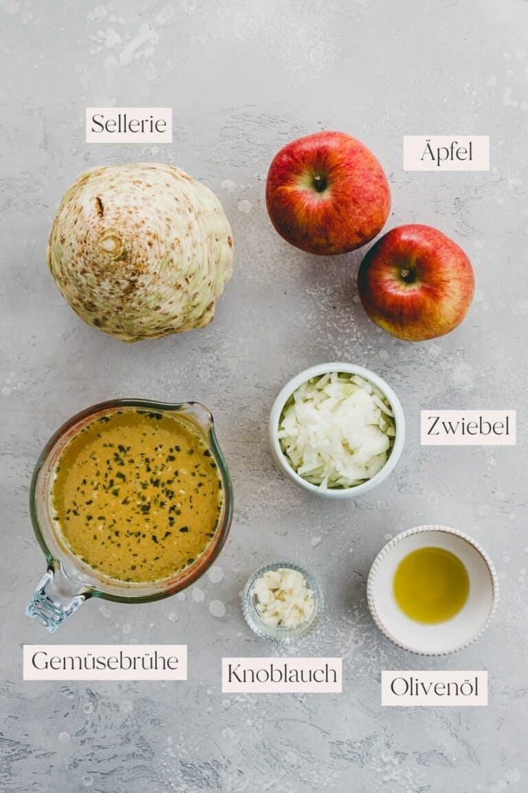 Selleriesuppe mit Apfel | Aline Made