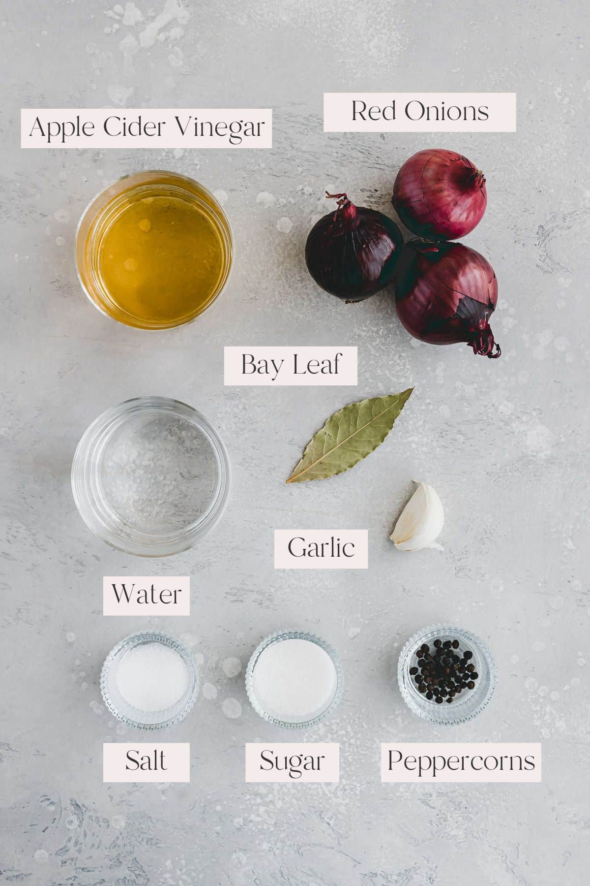 Pickled Red Onions Ingredients