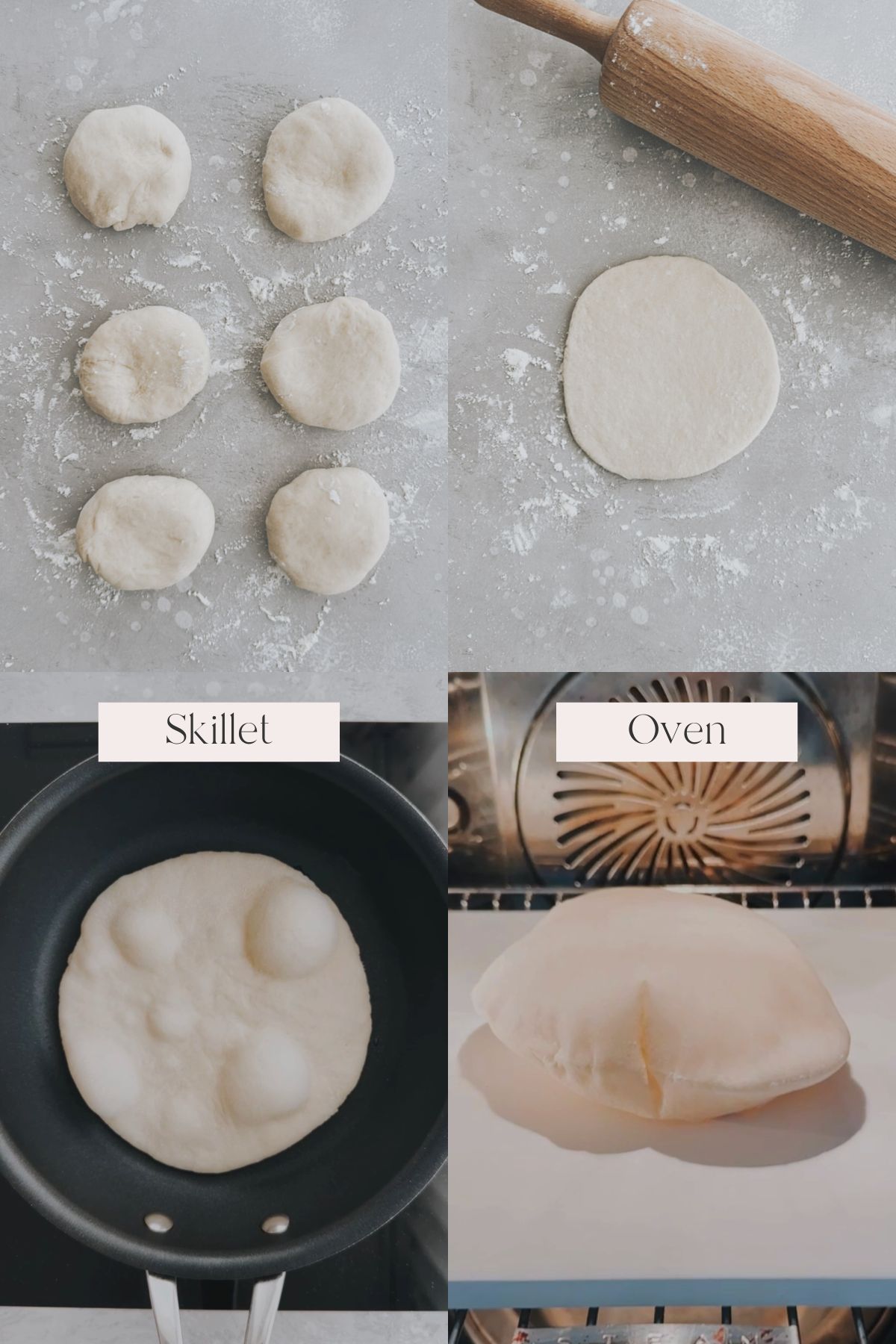 Pita Bread Recipe Step 5-8