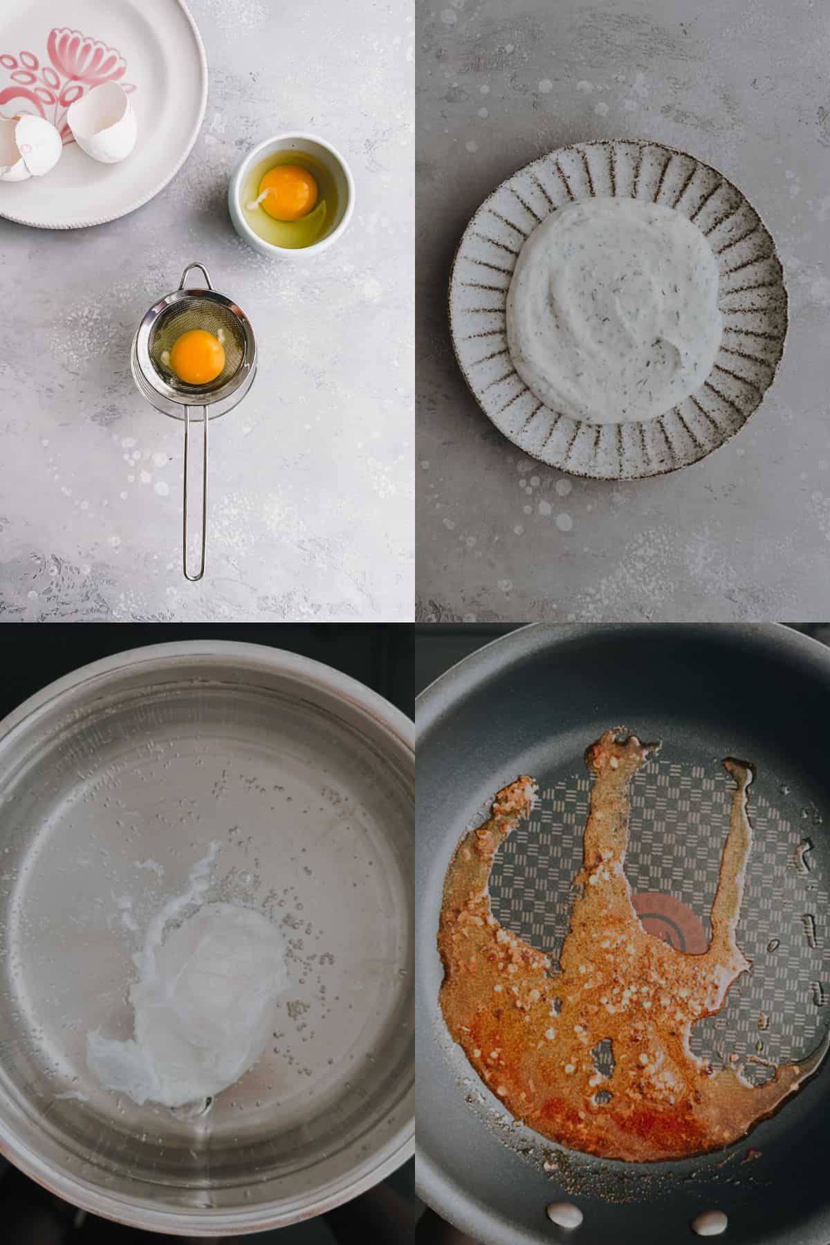 Turkish Eggs Recipe Step 1-4