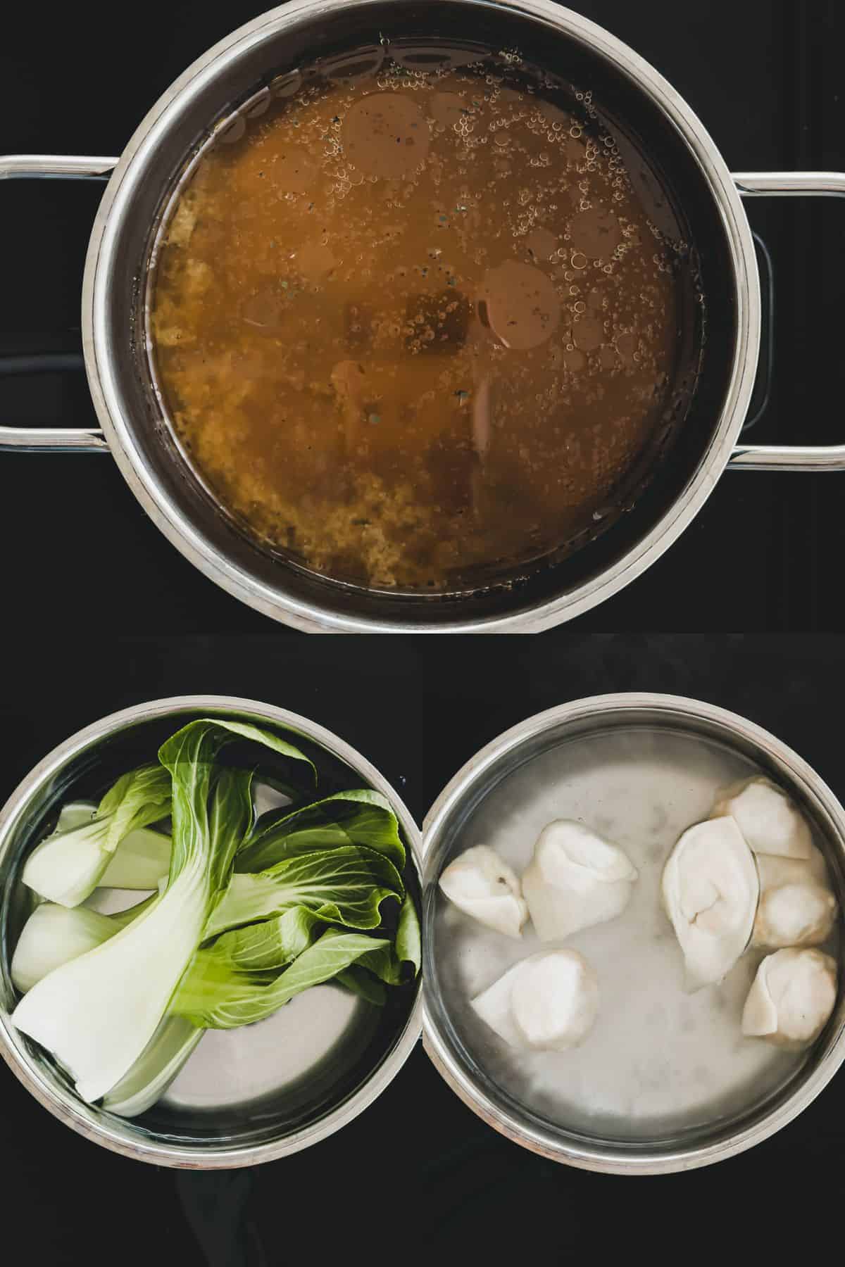 Vegan Wonton Soup Recipe Step 11-12