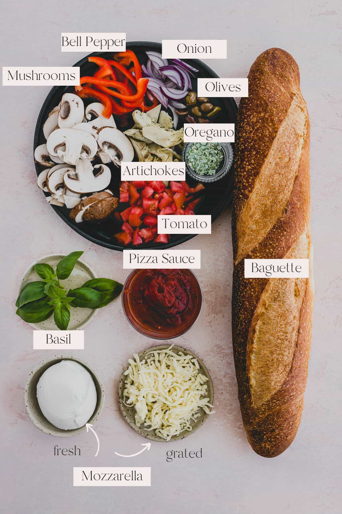 French Bread Pizza Ingredients