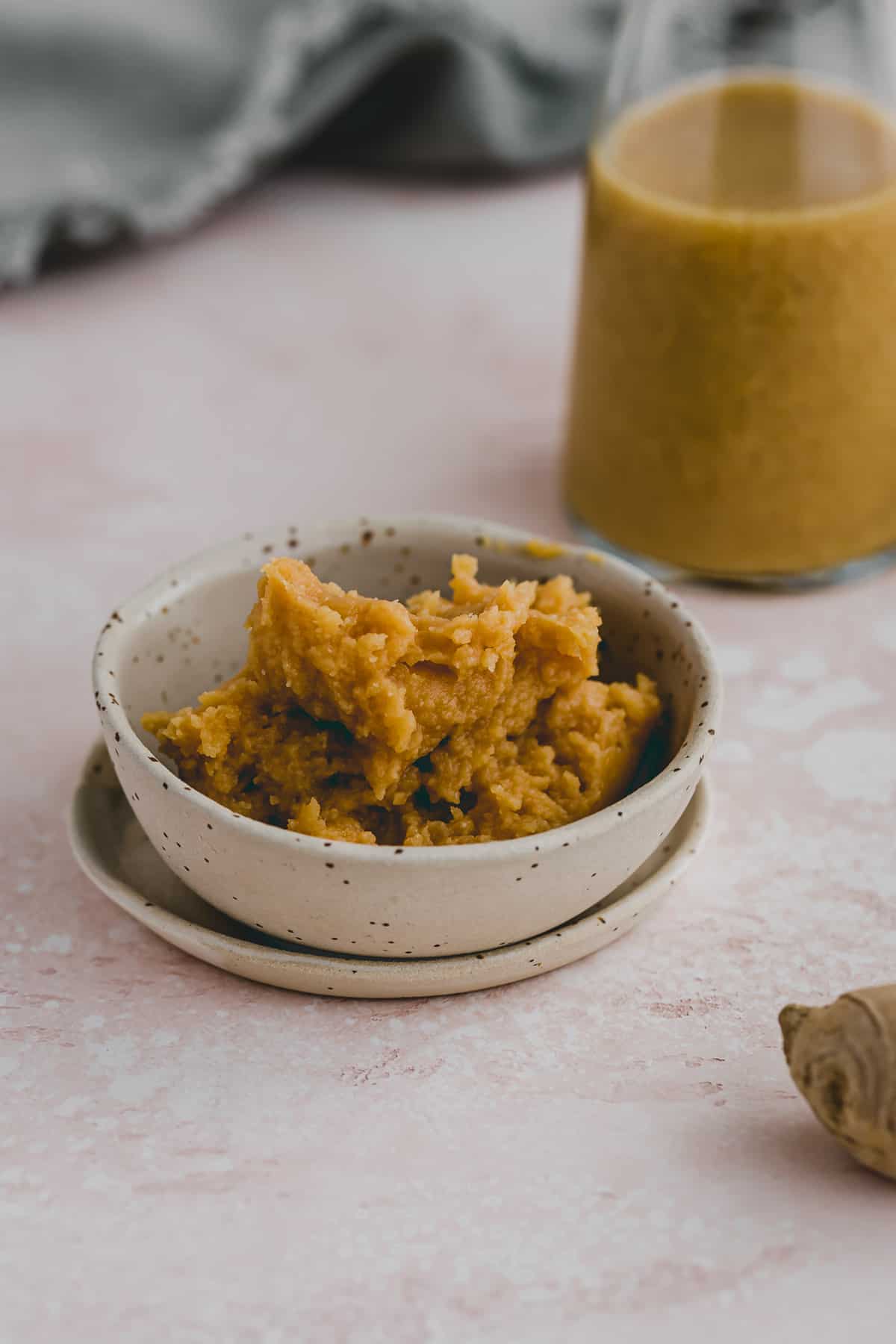 miso paste in a small bowl