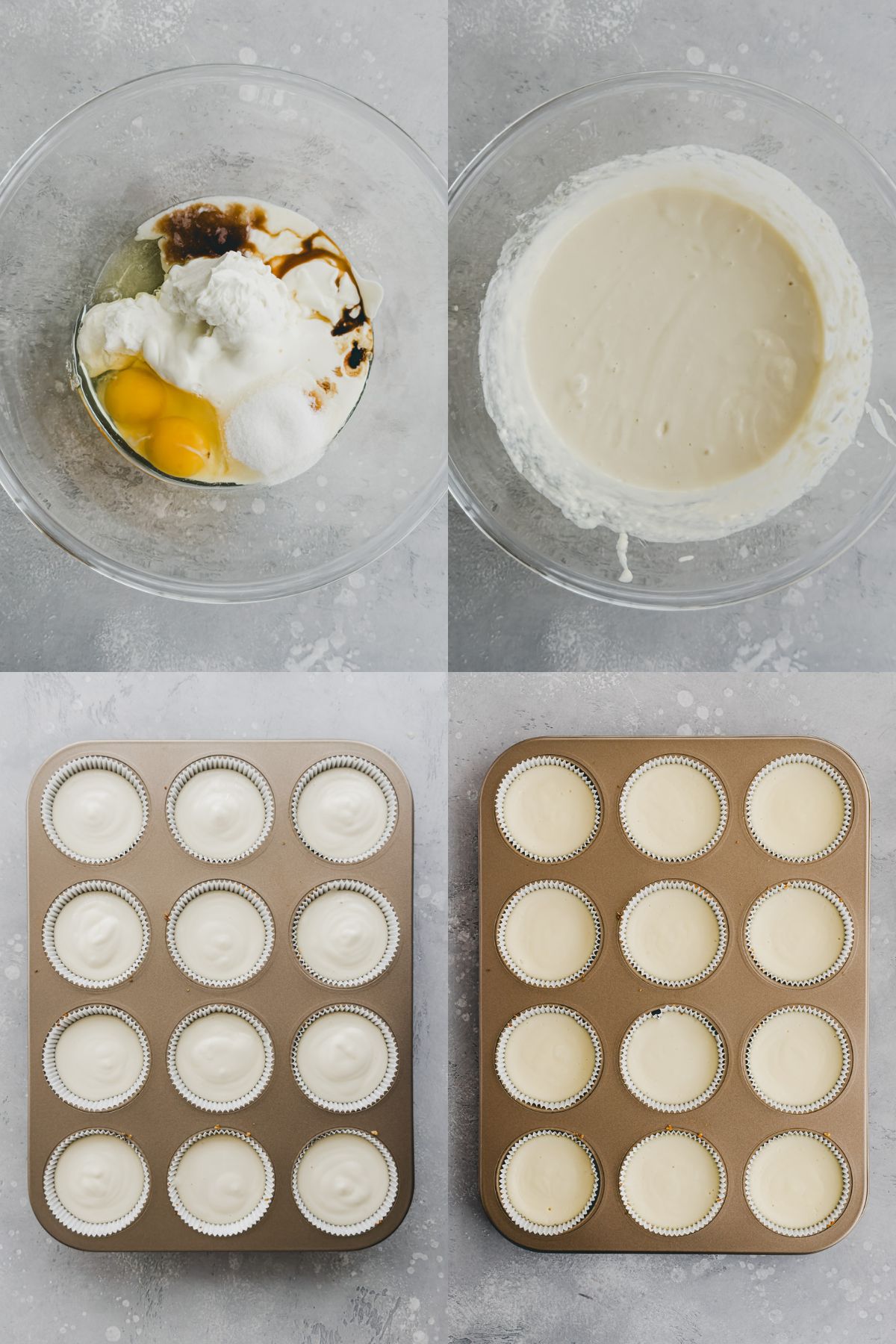 Mini Cheesecakes Rezept Schritt 4-7