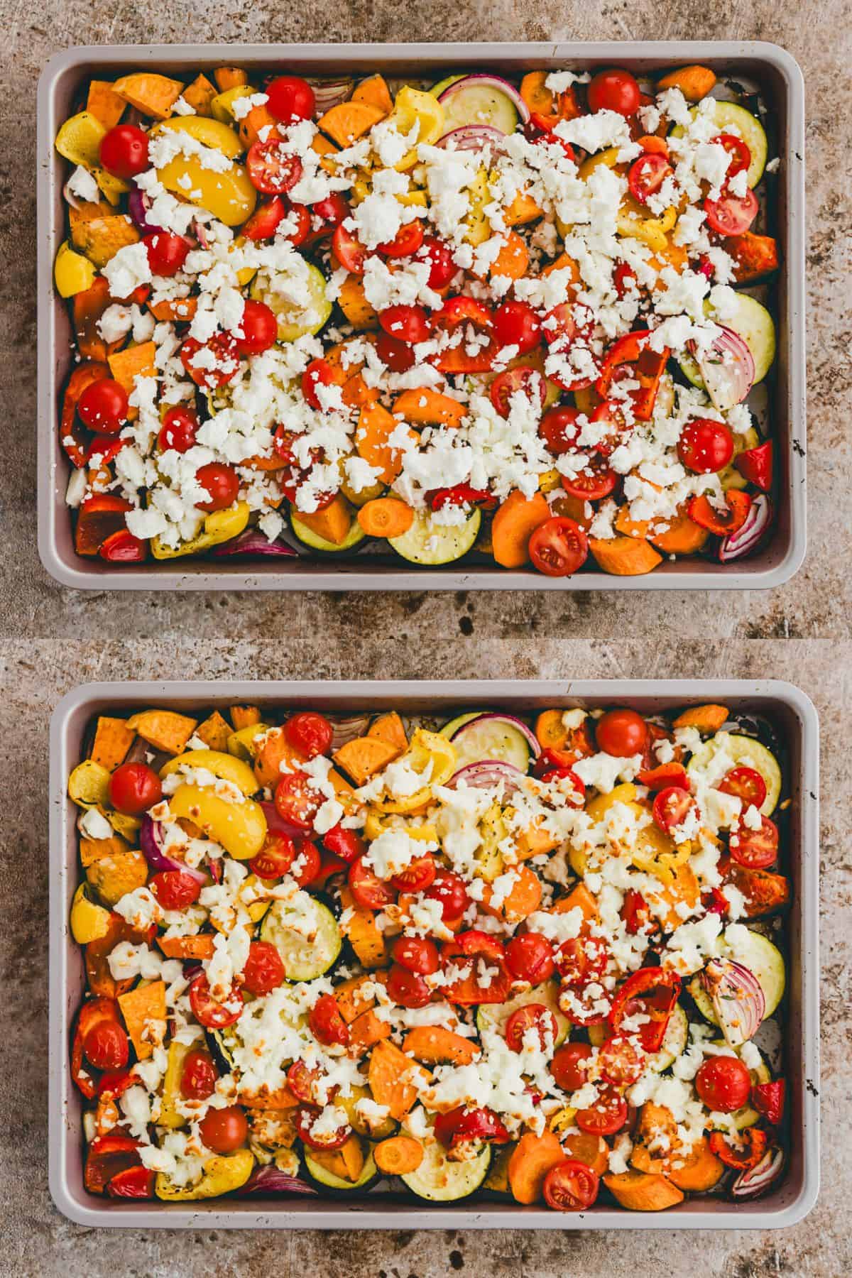 ORoasted Vegetables with Feta Recipe Step 3-4