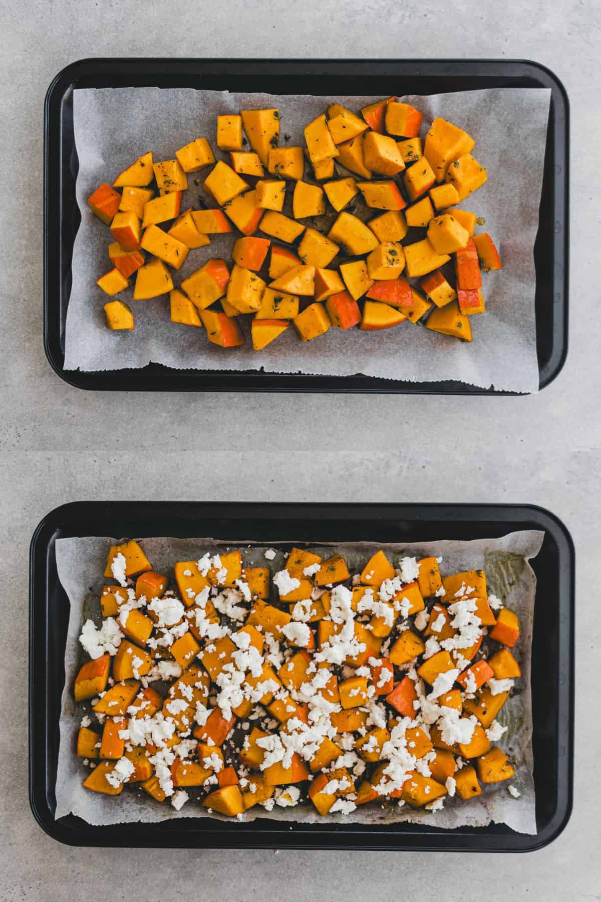 roasted squash with feta recipe step 3-4