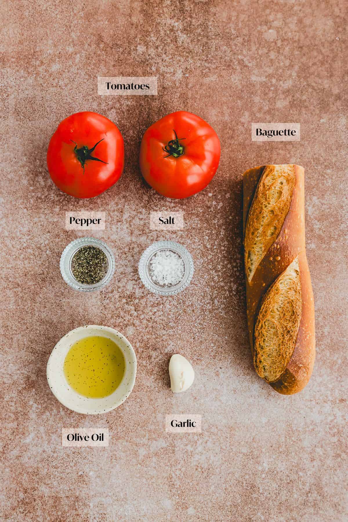 Pan Con Tomate Ingredients