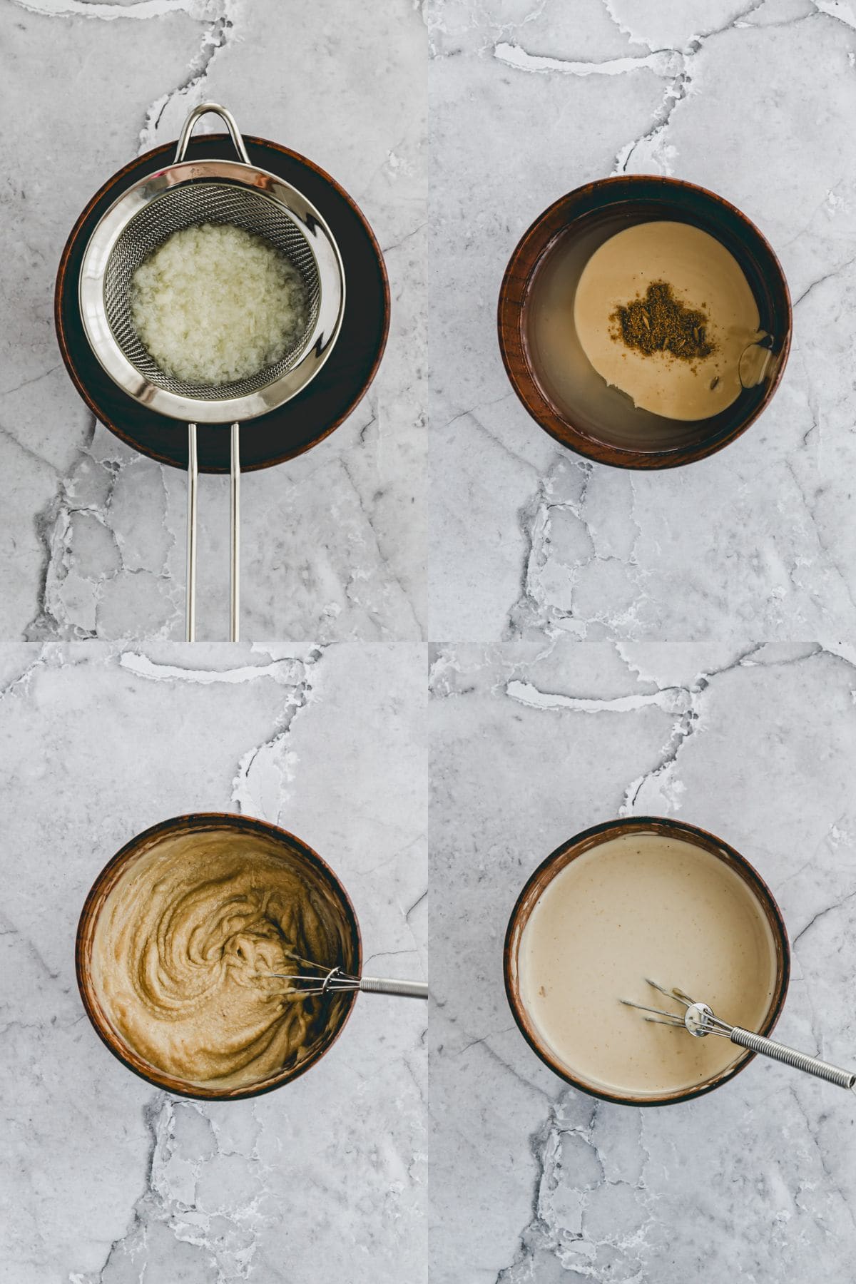 Tahini Sauce Recipe Step 1-4