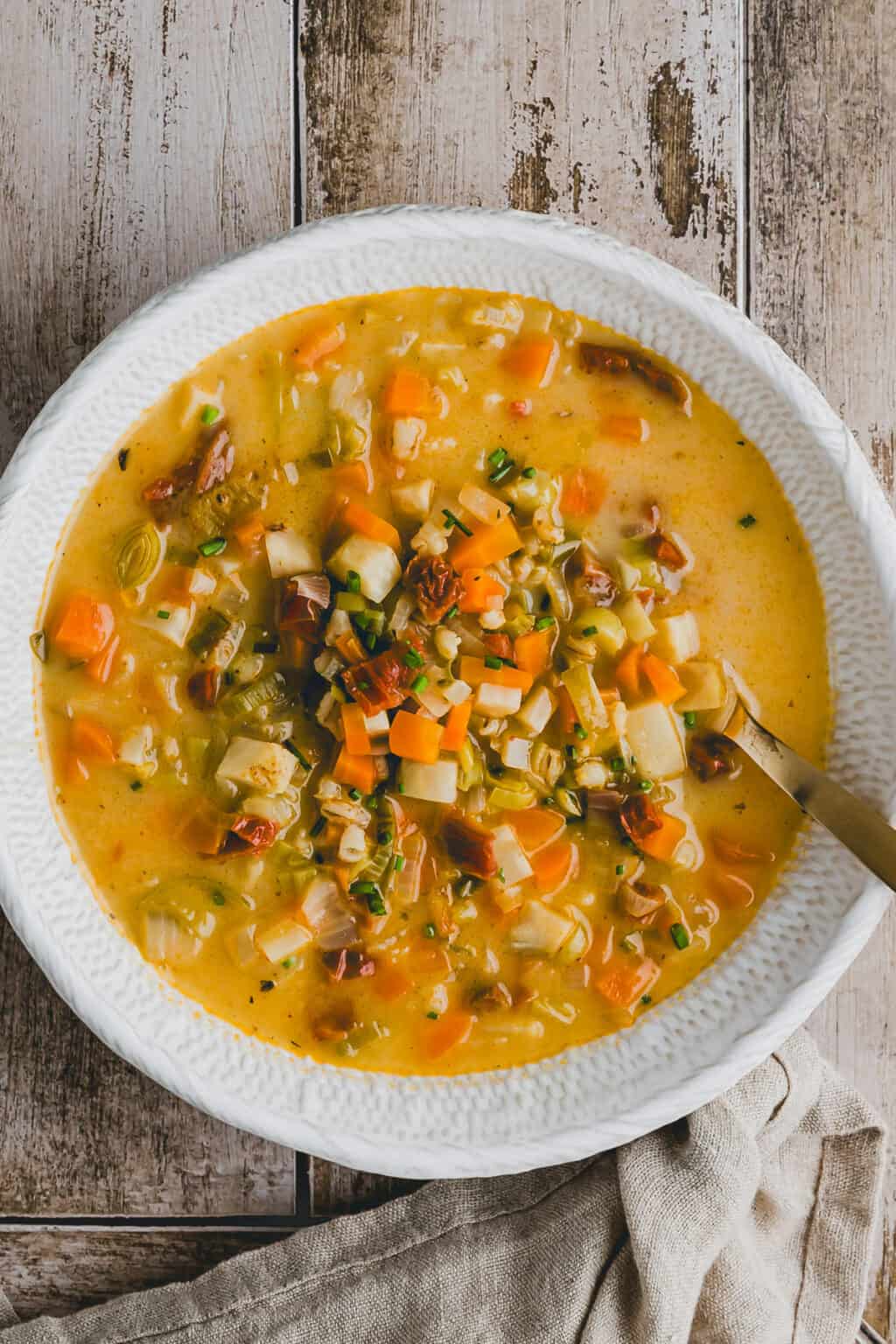 Bündner Gerstensuppe Vegetarisch | Aline Made