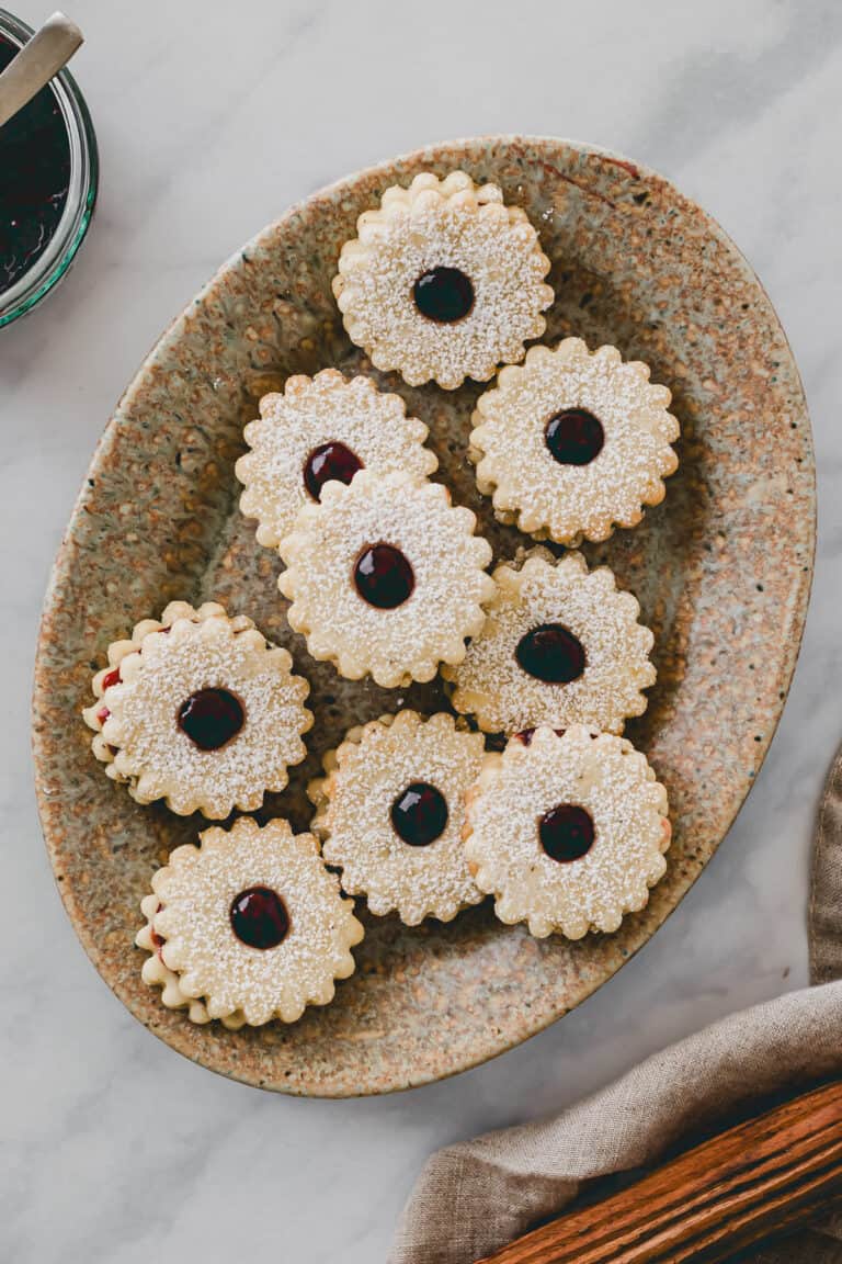 Vegan Linzer Cookies