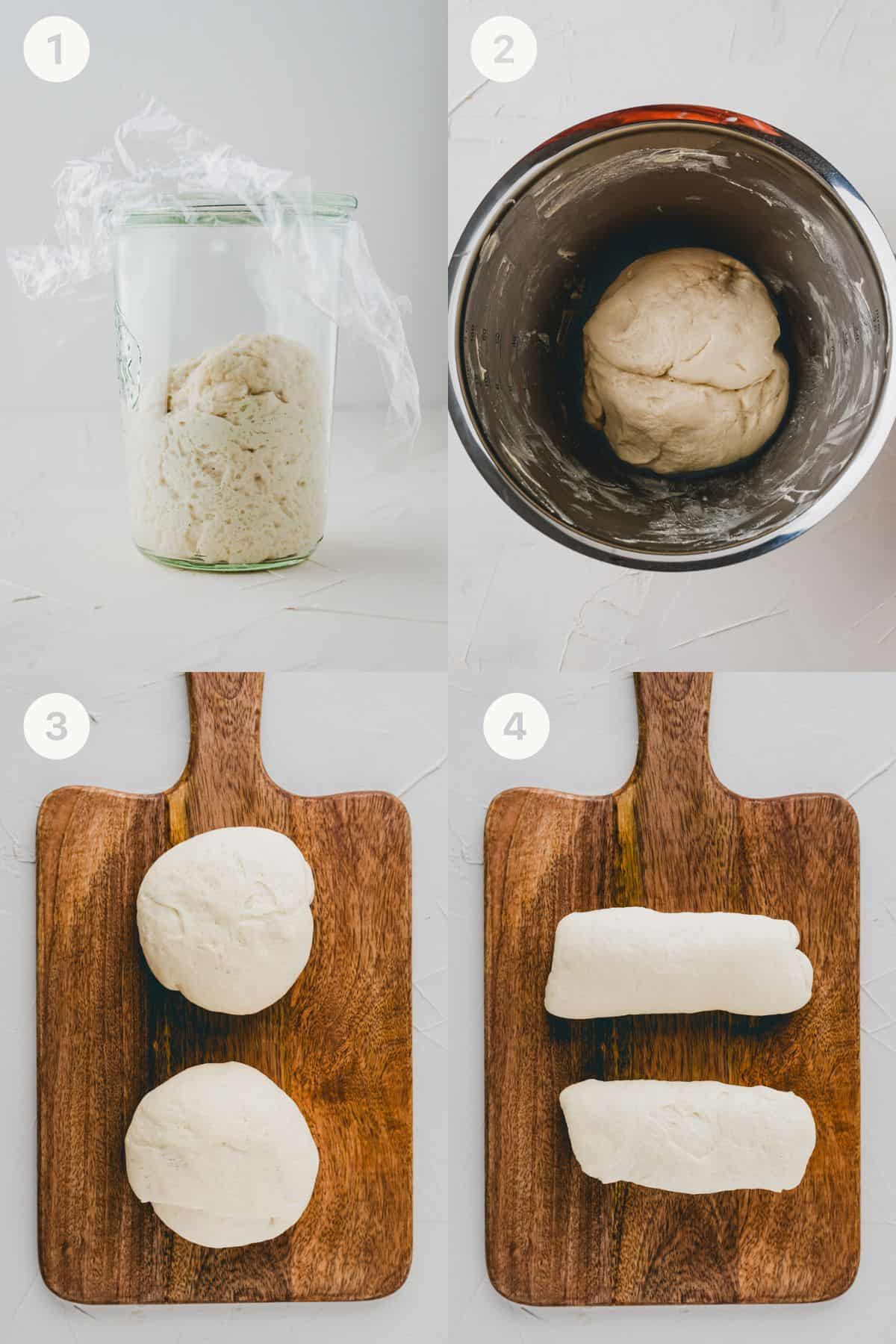 Zopf Bread Recipe Step 1-4