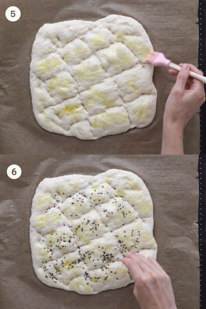 Türkisches Fladenbrot (Ohne Kneten) | Aline Made