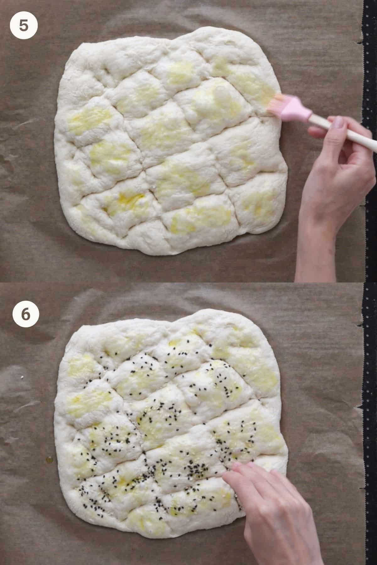 Turkish Pide Bread Recipe Step 5-6