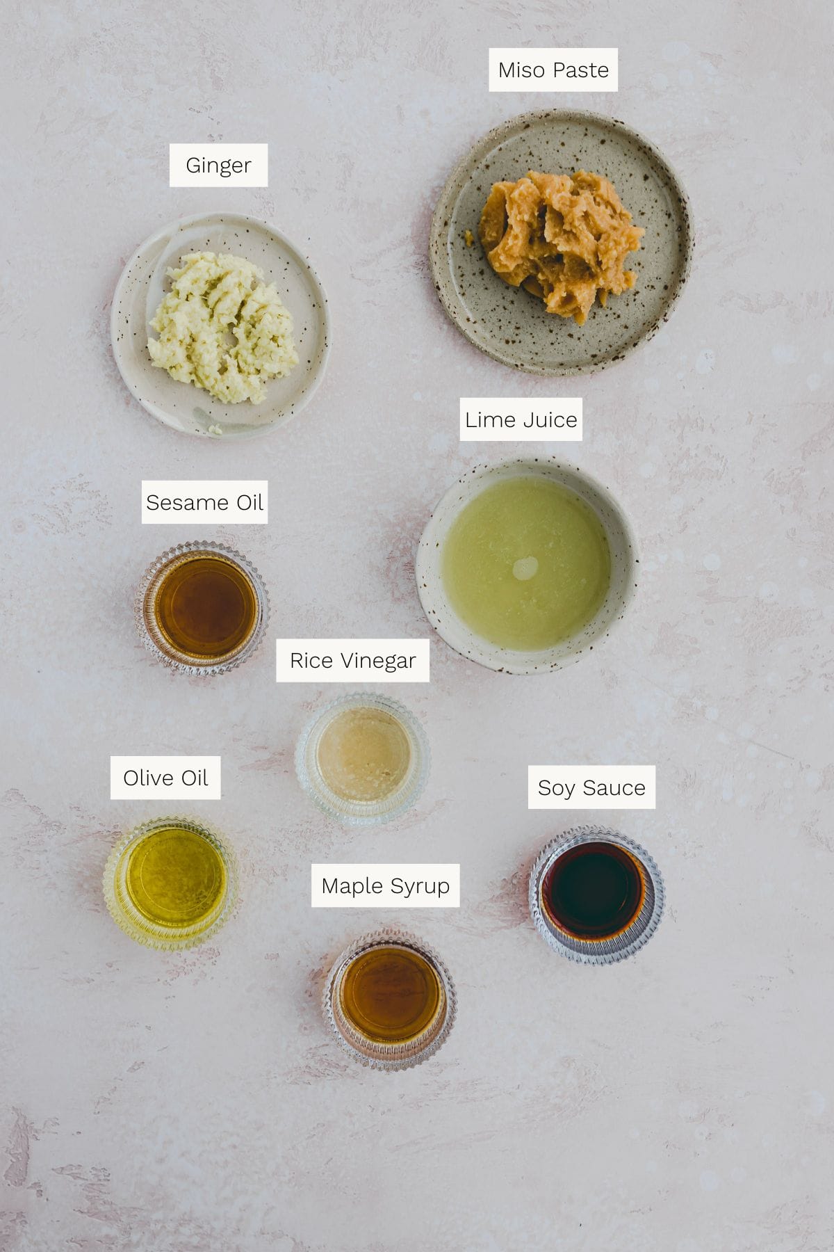 Miso Dressing Ingredients