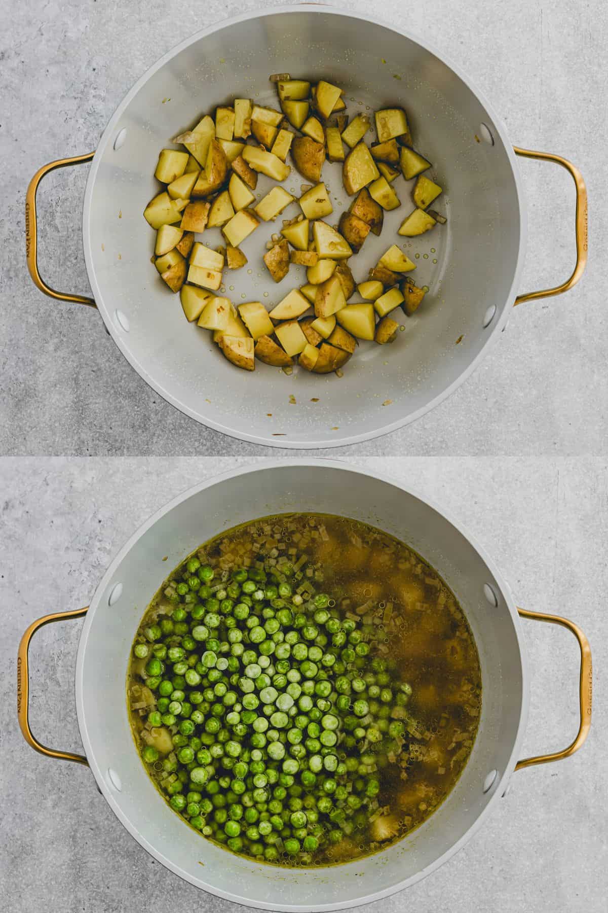 Bärlauchsuppe Rezept Schritt 1-2