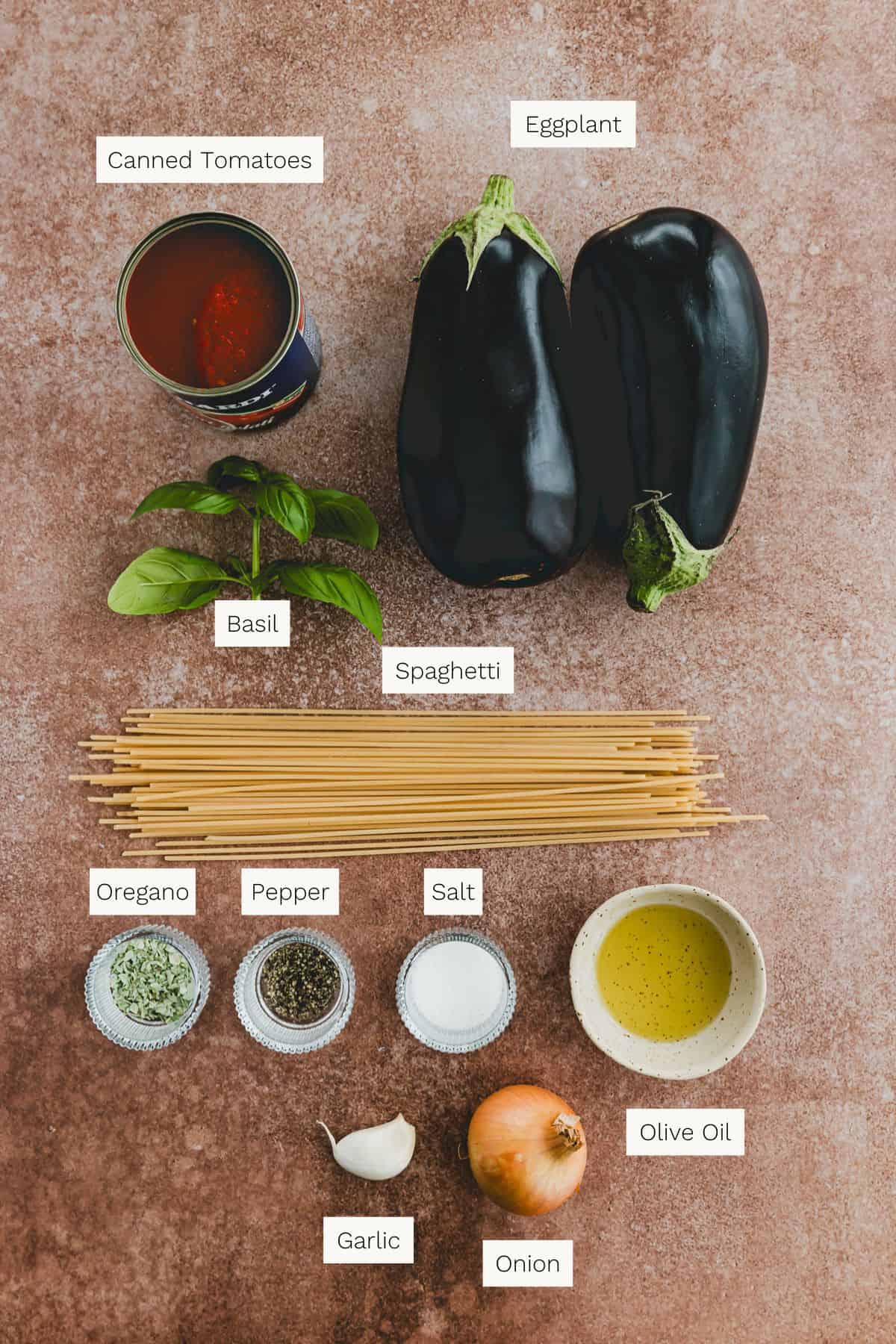 Pasta Alla Norma Ingredients