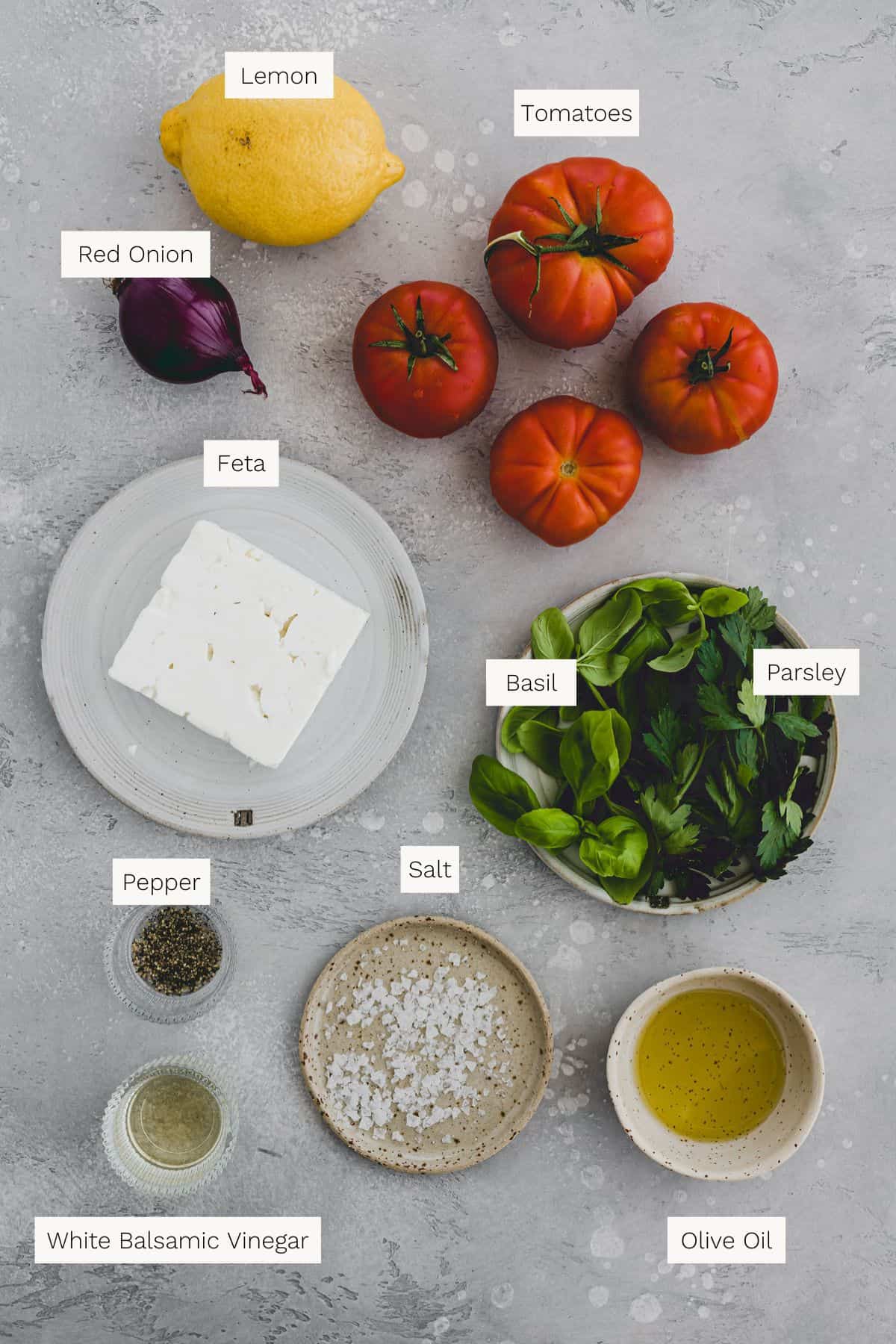 tomato feta salad ingredients