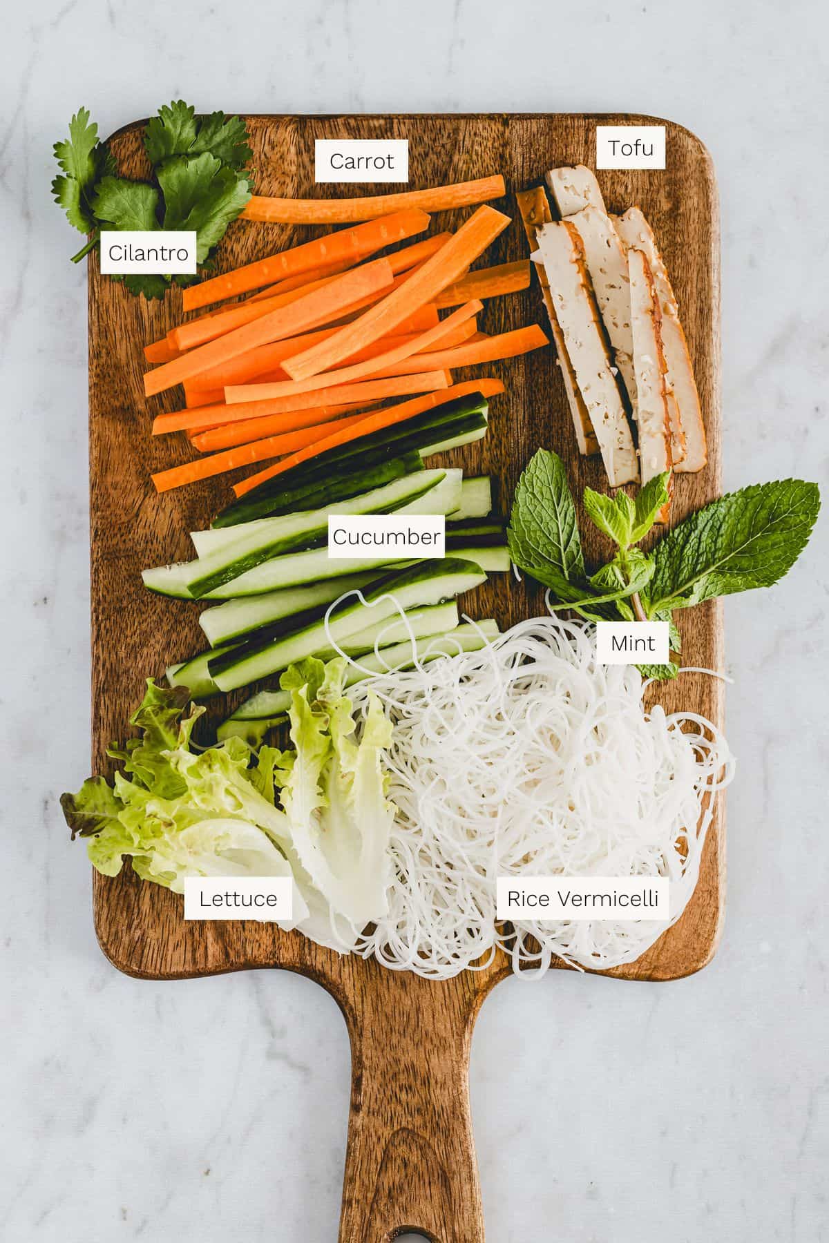 Summer Rolls Ingredients