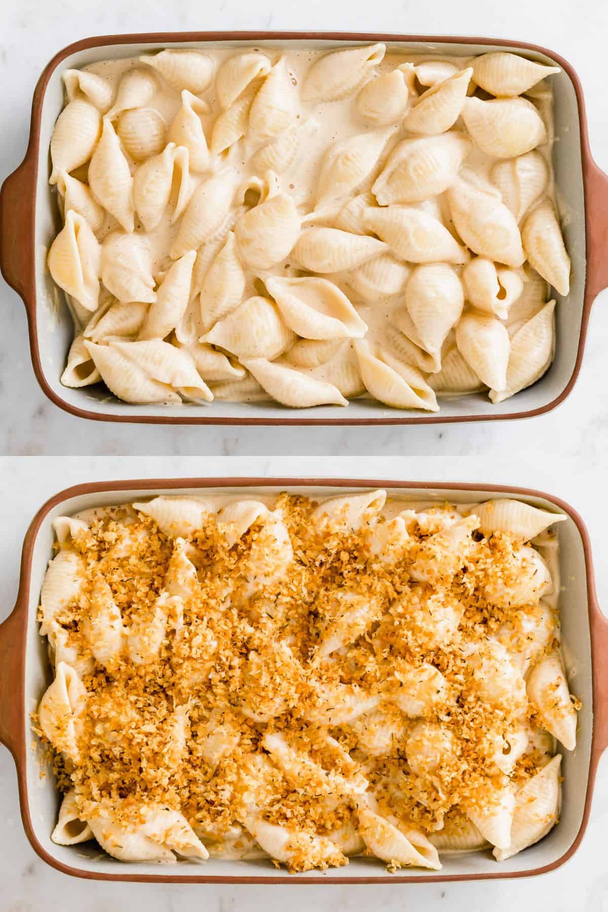 Vegane Mac & Cheese Rezept Schritt 6-7