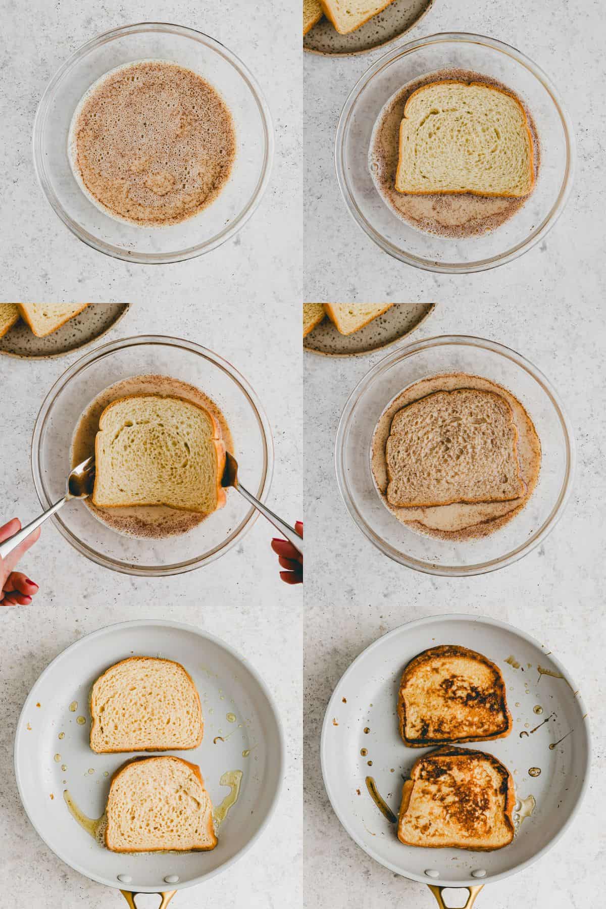Brioche French Toast Recipe Step 1-6