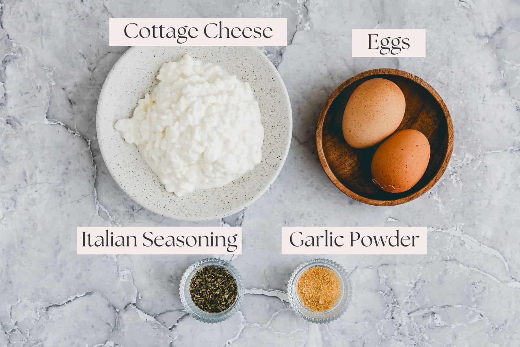 Cottage Cheese Flatbread Ingredients