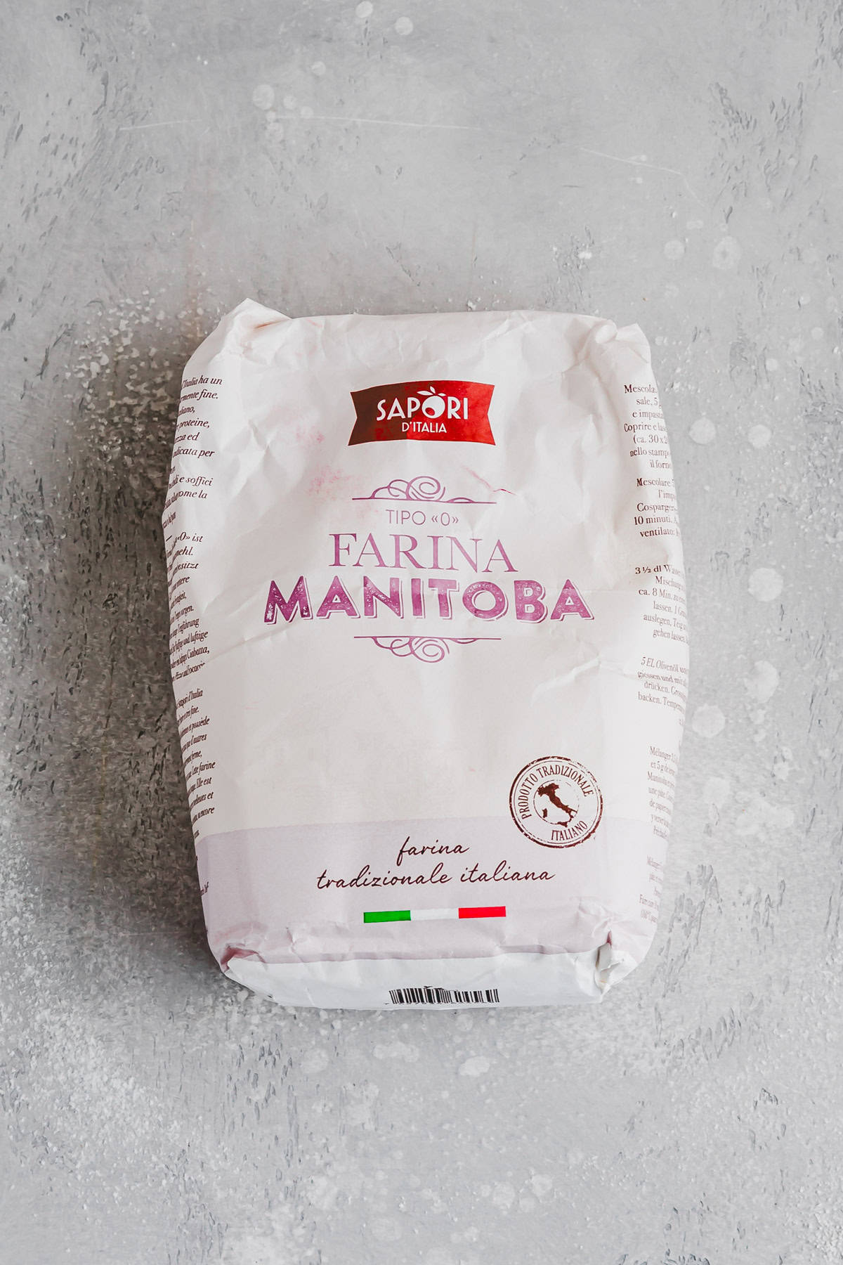 eine packung manitobamehl