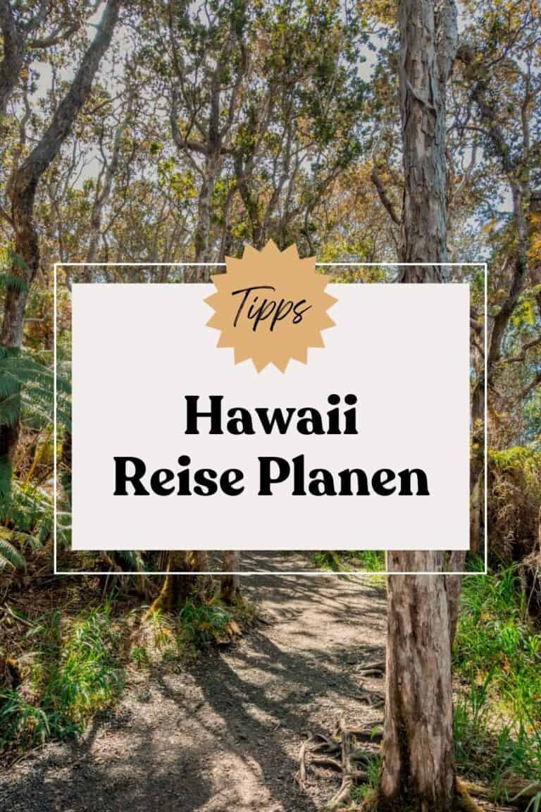 Hawaii Reise Planen