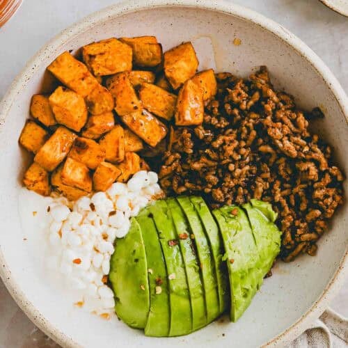 Hot Honey Bowl mit Hackfleisch