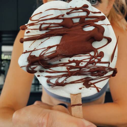 Proteinpulver Eis Popsicle