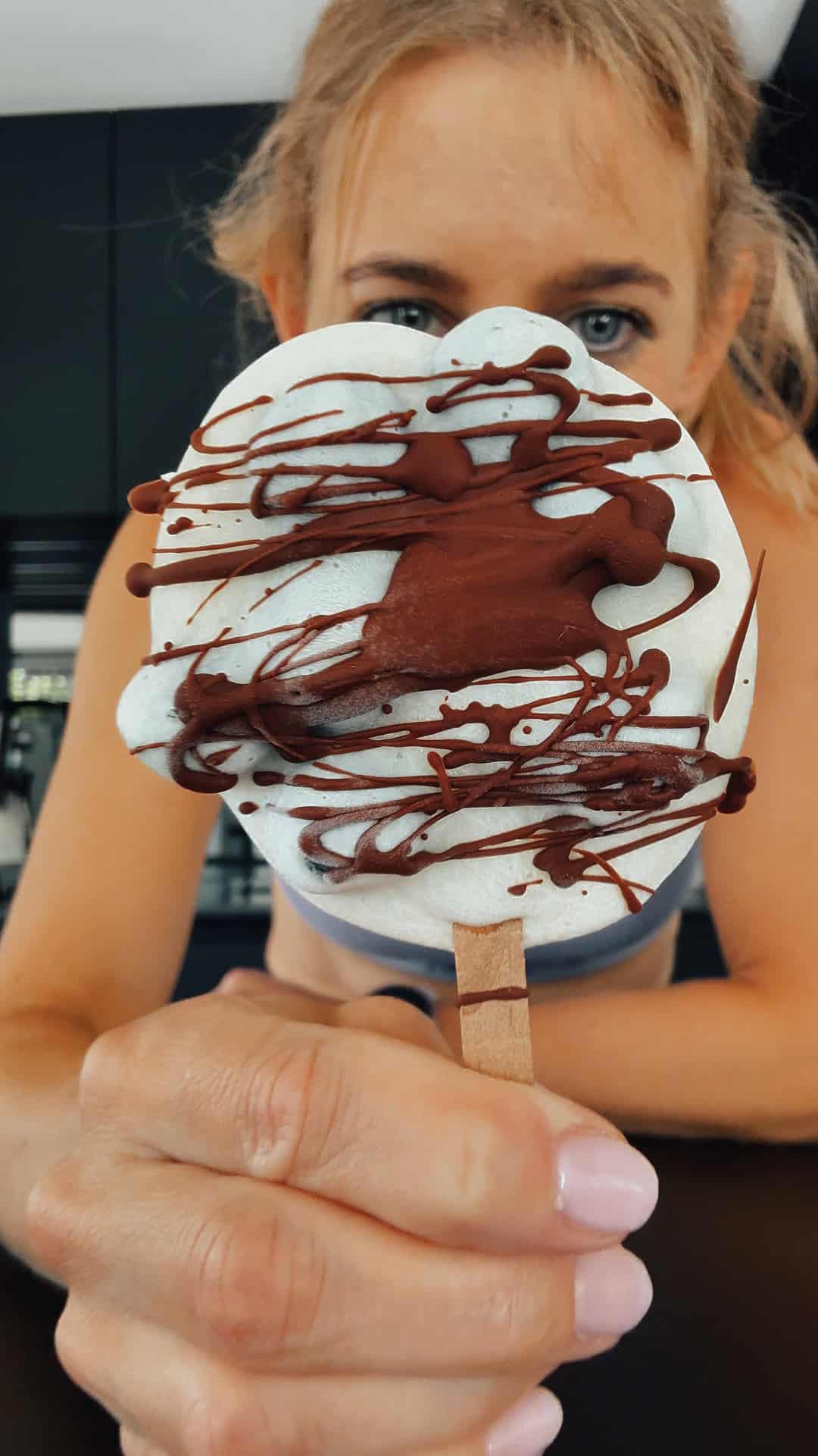 Proteinpulver Eis Popsicle