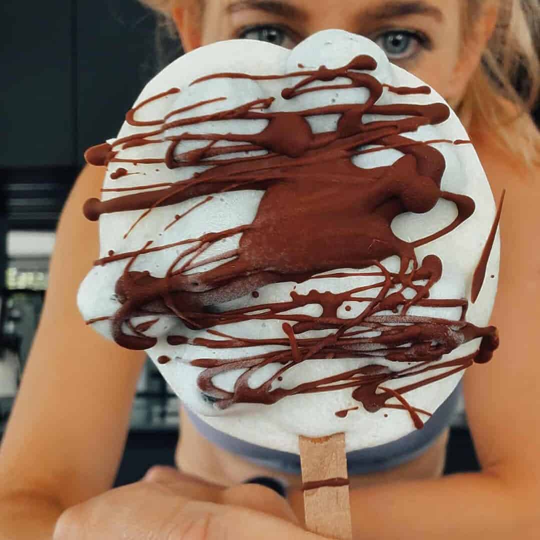 Proteinpulver Eis Popsicle